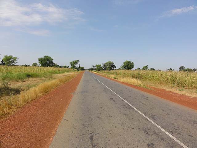 A long straight road