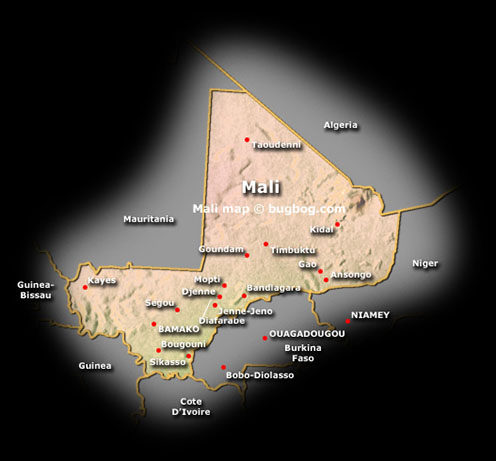 Map of Mali