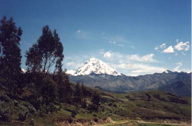 Taken at 5000m, this photo shows the Andes at its best